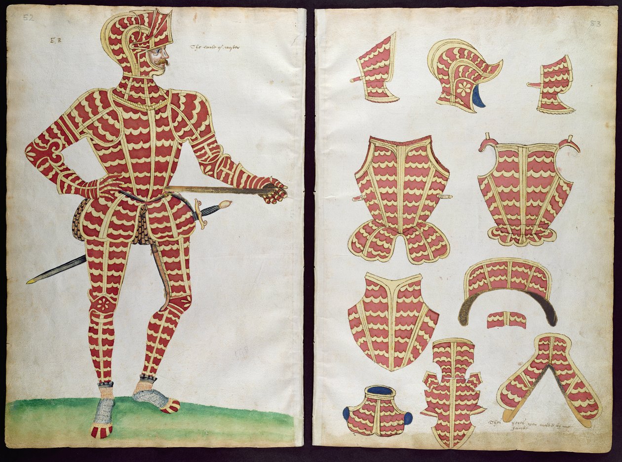Rustning för hertigen av Worcester, 1589 av Jacobe Halder