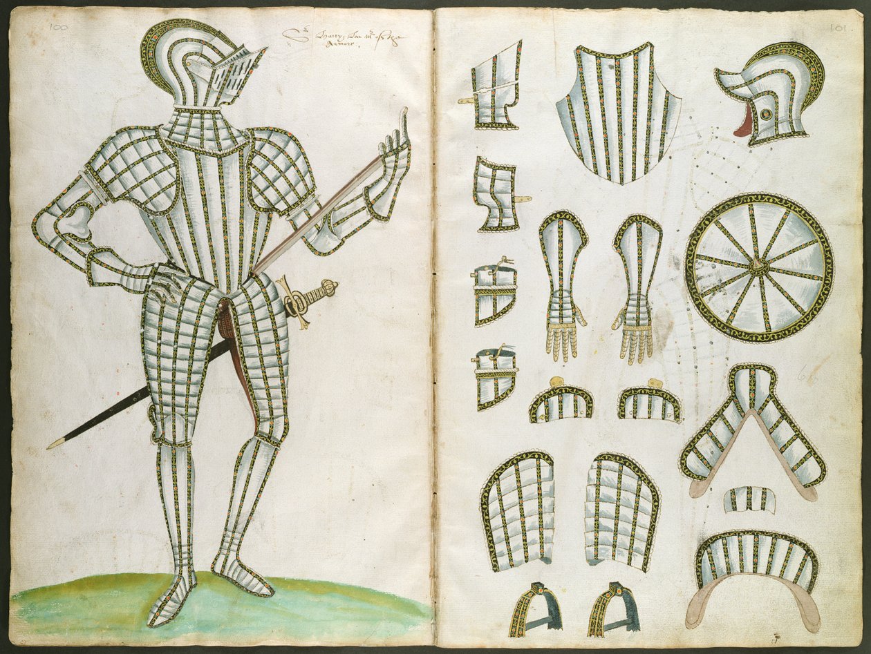 Rustning för Sir Henry Lee från "An Elizabethan Armourer