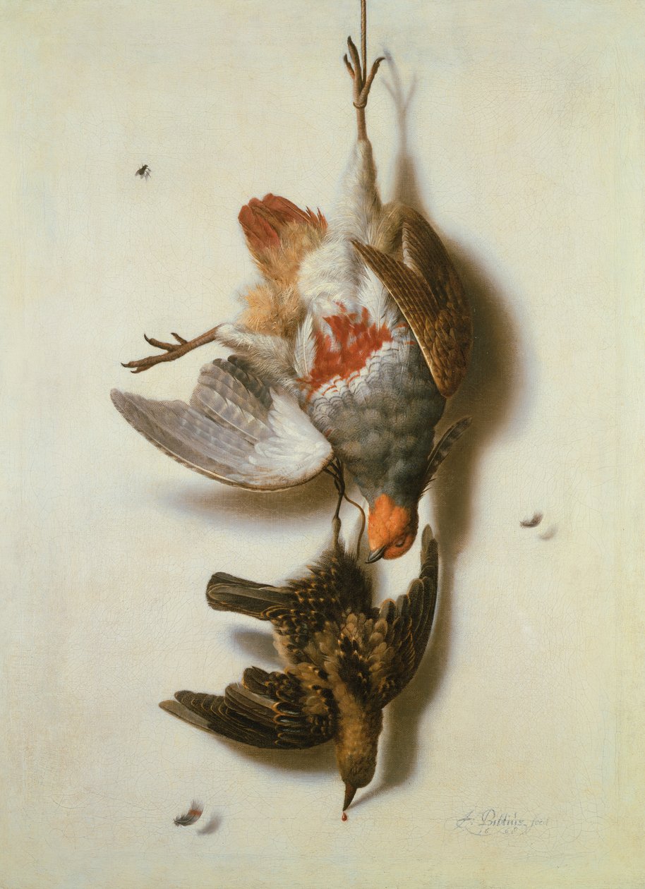 Still Life of Dead Game, 1600-talet av Jacobus Biltius