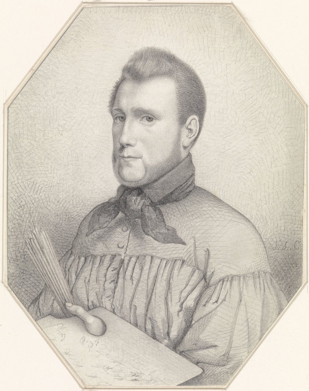 Självporträtt av Jacobus Ludovicus Cornet av Jacobus Ludovicus Cornet
