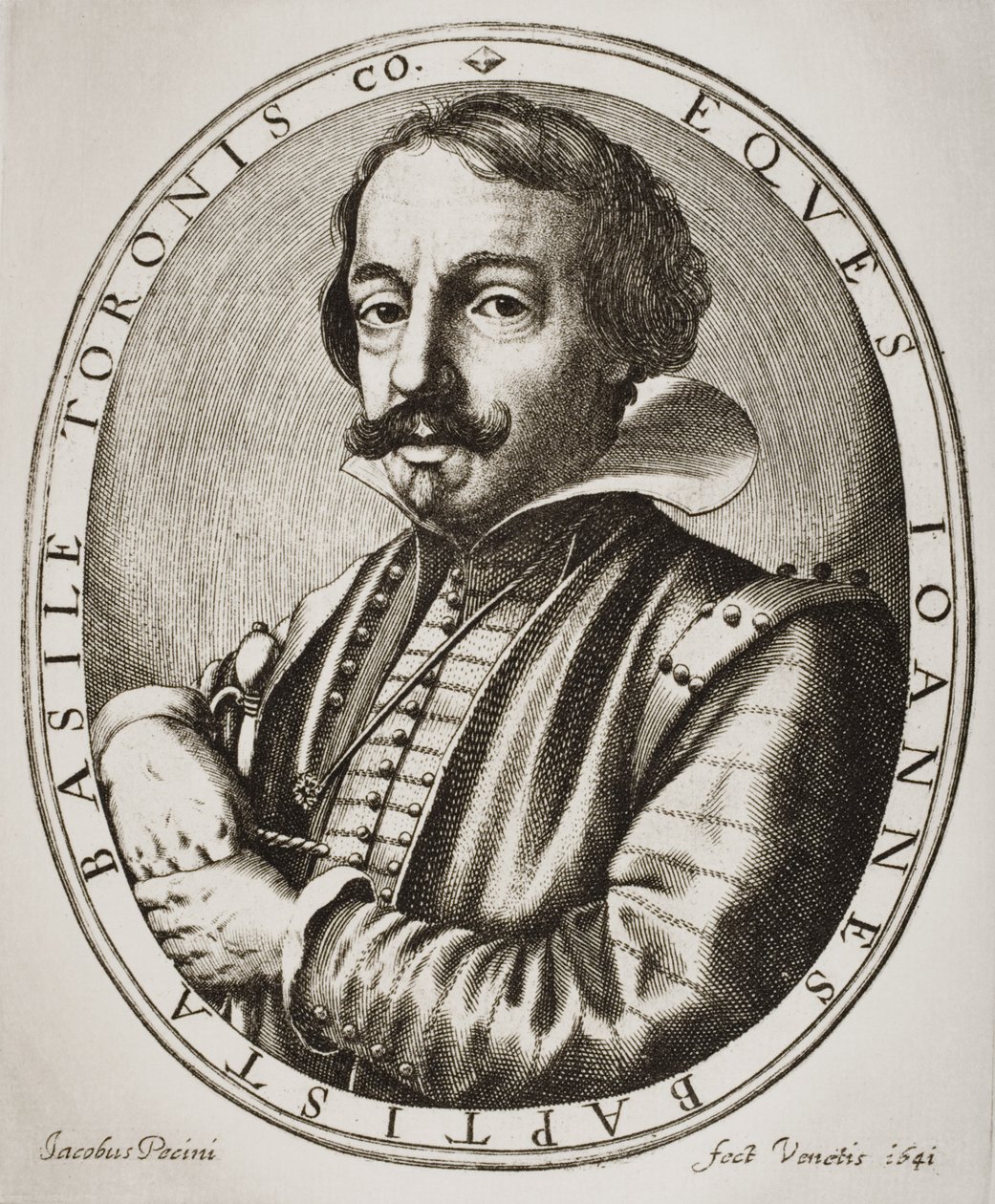Giambattista Basile, graverad av Nicolaus Perrey av Jacobus Pecini