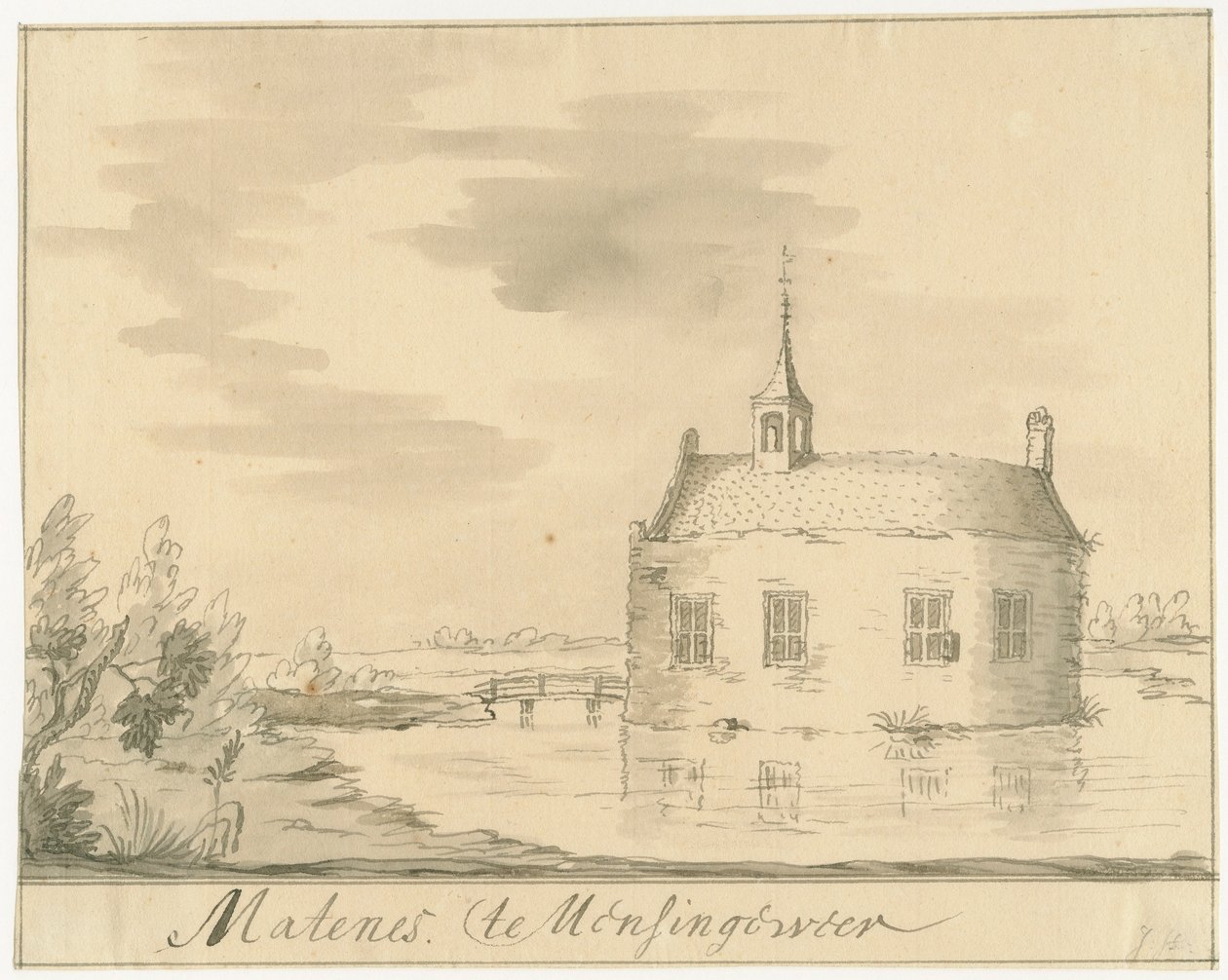 Slottet Matenesse Manningeweer av Jacobus Stellingwerd av Jacobus Stellingwerff