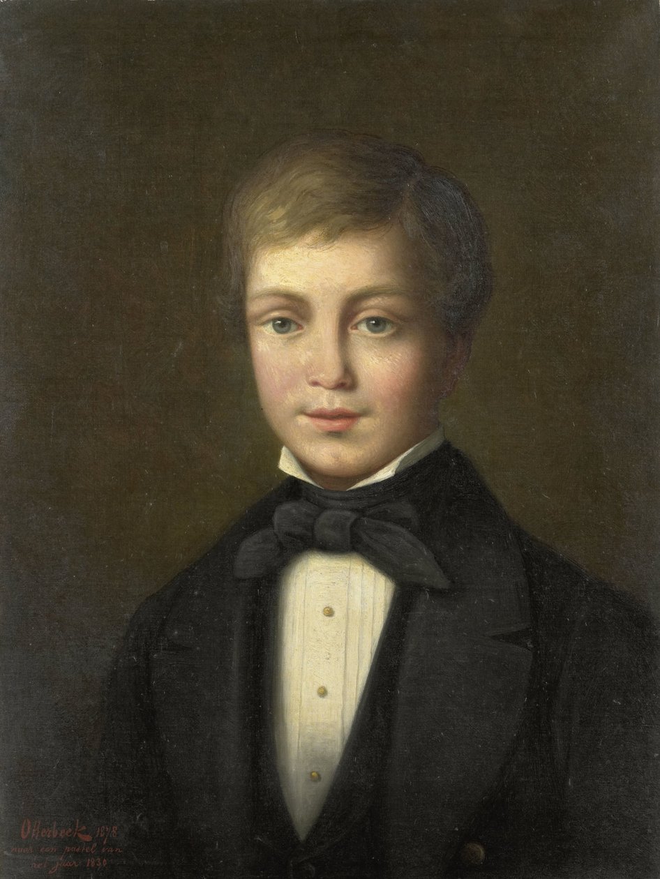 Jacob van Eeghen (1818-34). Vid tolv års ålder av Jacobus Hermanus Otterbeek