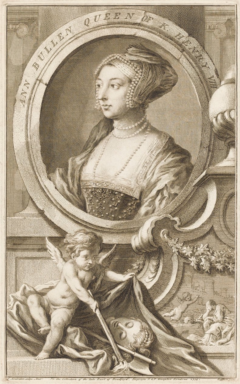 Anne Boleyn (f. 1536) av Jacobus Houbraken