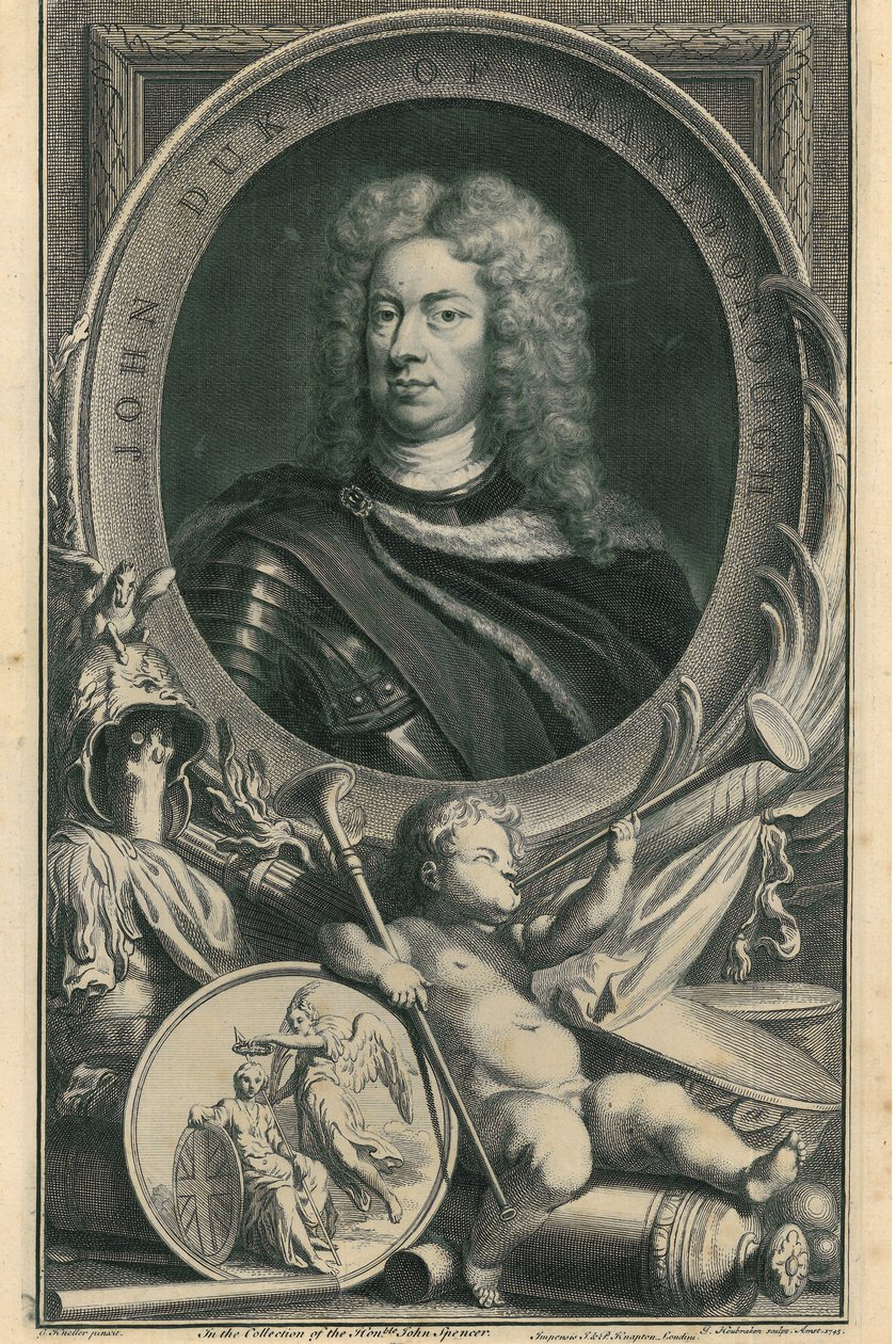 hertig av Marlborough av Jacobus Houbraken