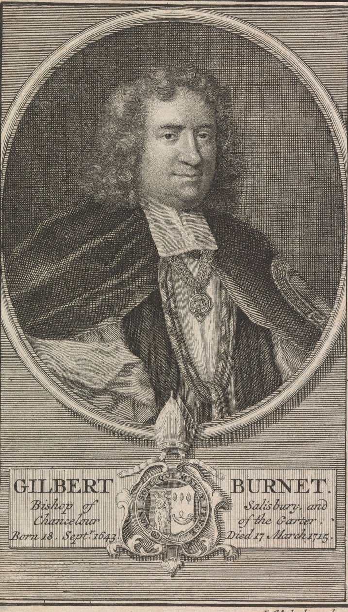 Gilbert Burnet, biskop av Salisbury av Jacobus Houbraken