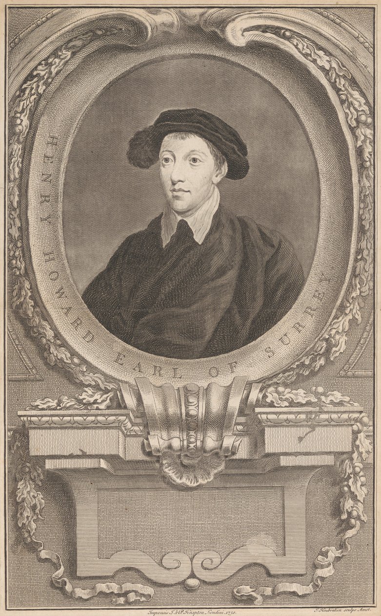 Henry Howard, earl av Surrey av Jacobus Houbraken