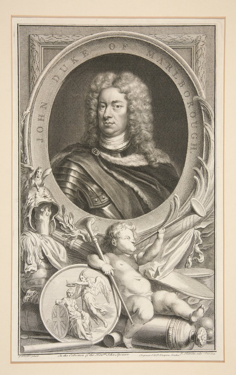 John, hertig av Marlborough av Jacobus Houbraken