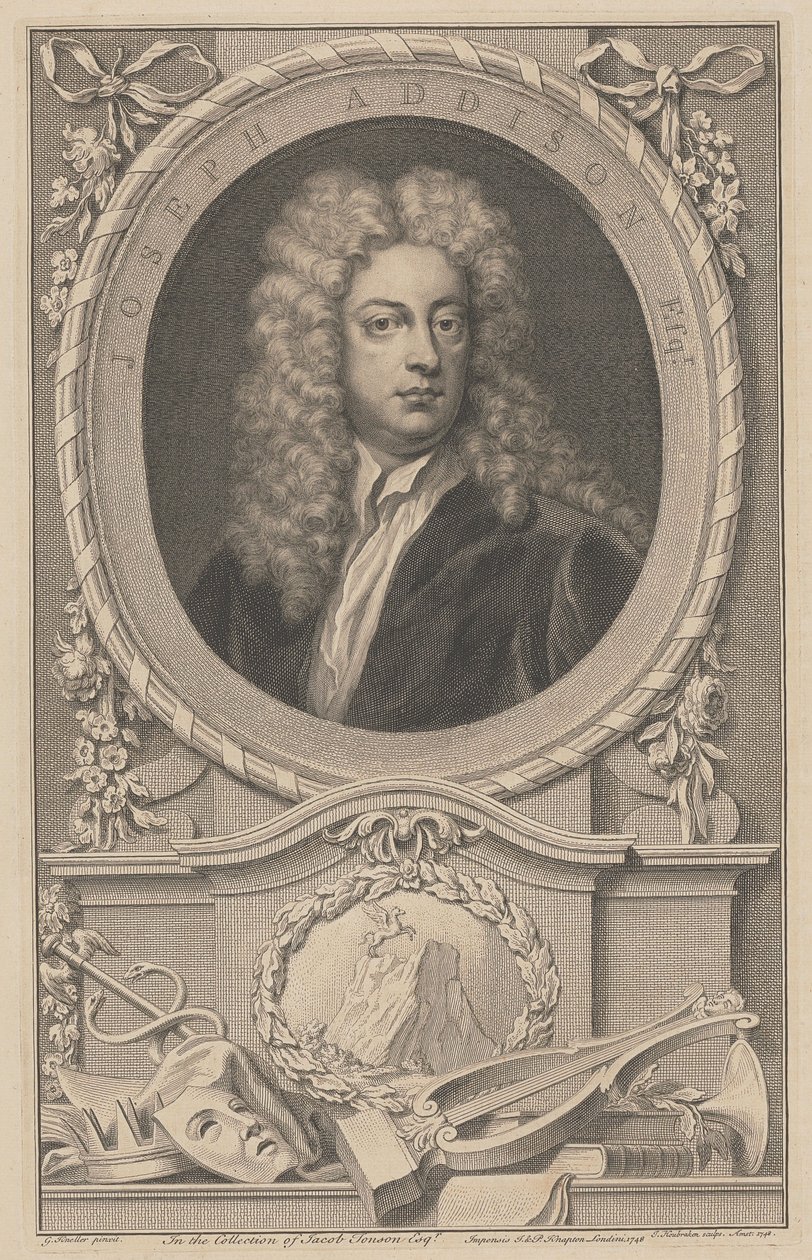 Joseph Addison, Esquire av Jacobus Houbraken