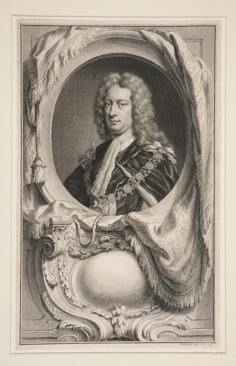 Porträtt av Jacobus Houbraken