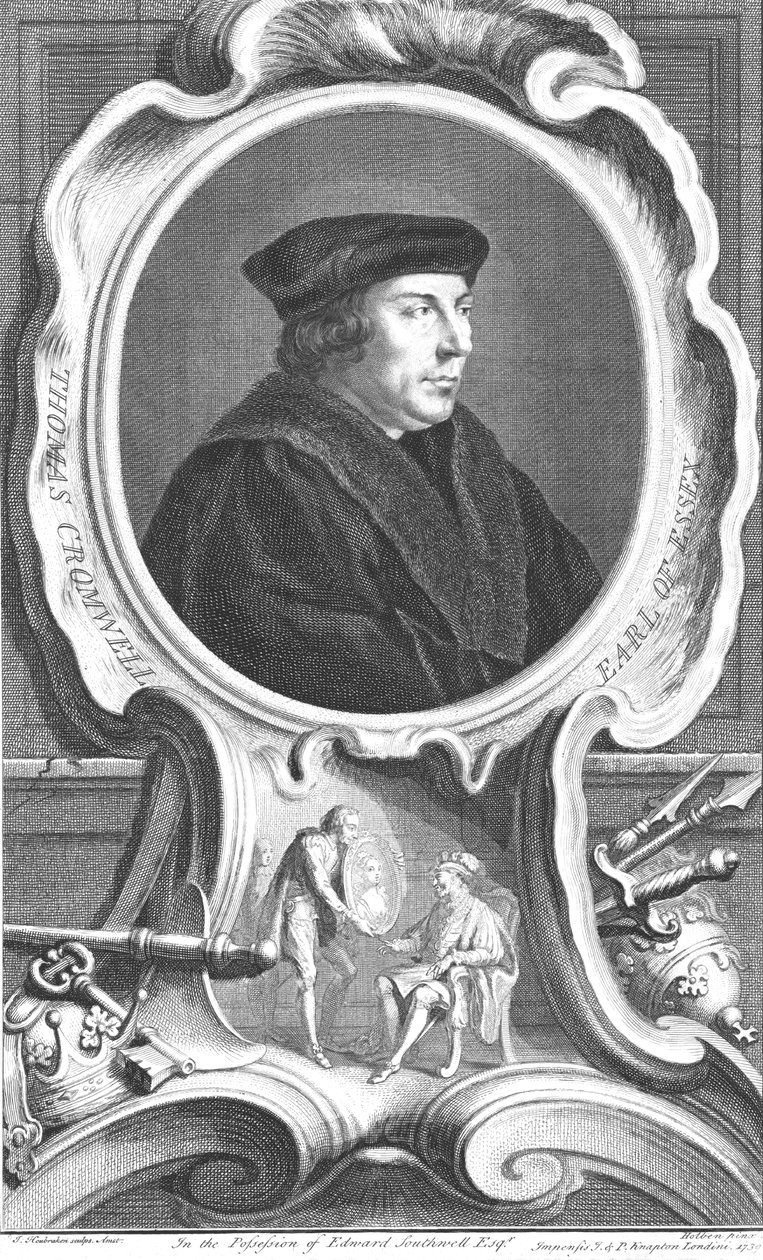 Thomas Cromwell, Earl of Essex, 1739 av Jacobus Houbraken
