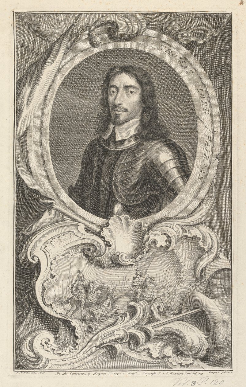 Thomas Fairfax, 3:e Lord Fairfax av Cameron av Jacobus Houbraken