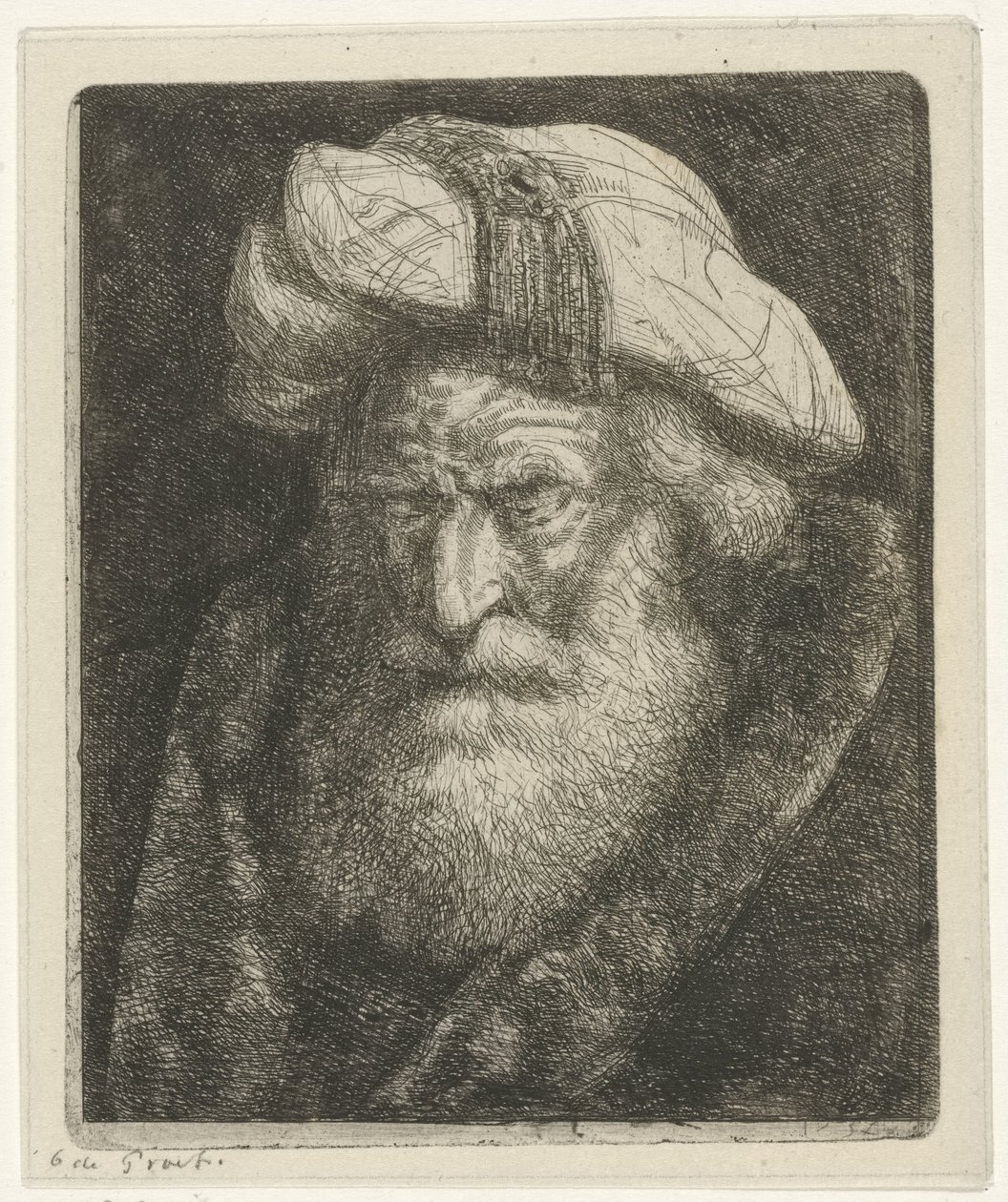 Gammal man med skägg av Jacobus Ludovicus Cornet