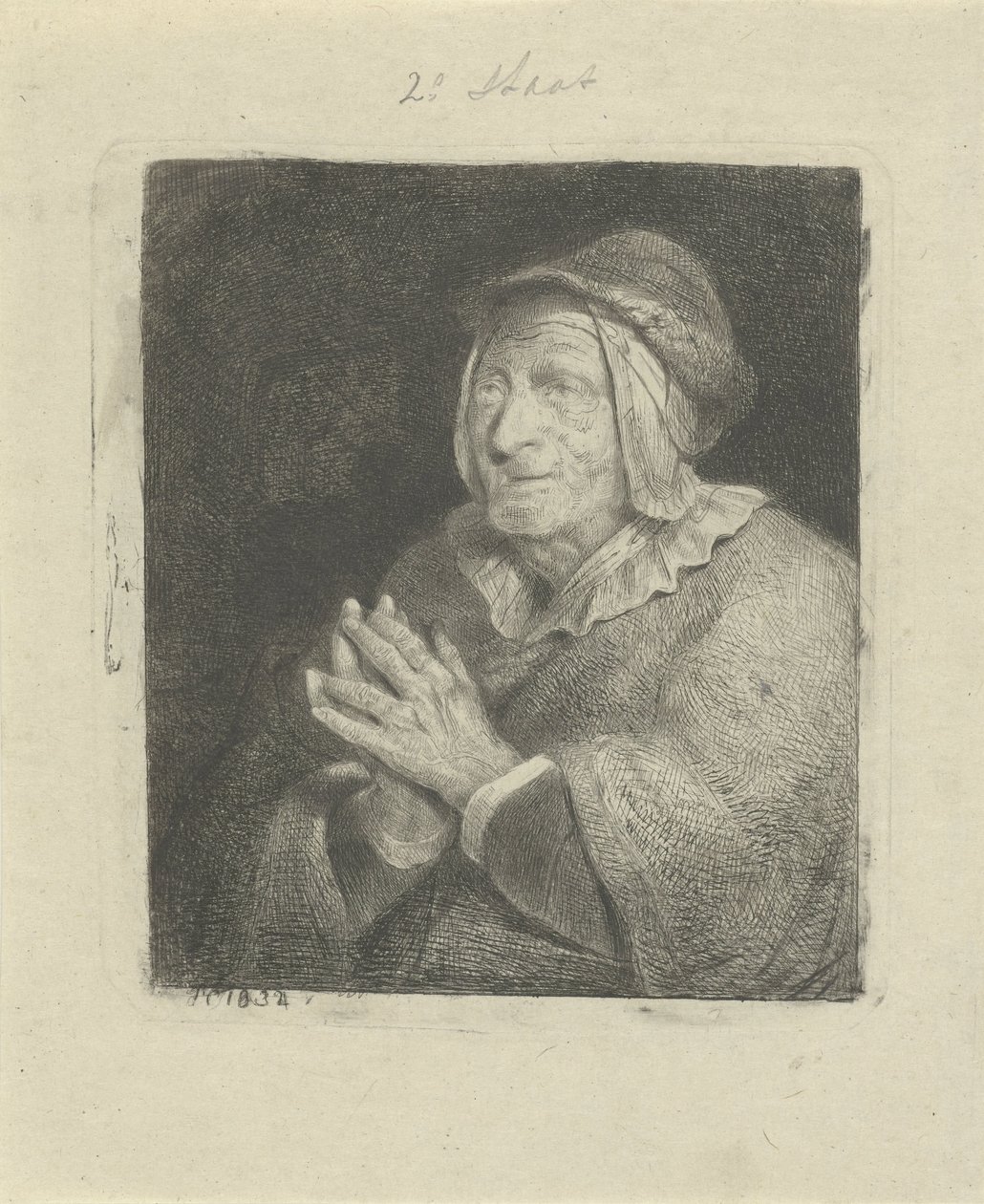 Gammal kvinna av Jacobus Ludovicus Cornet