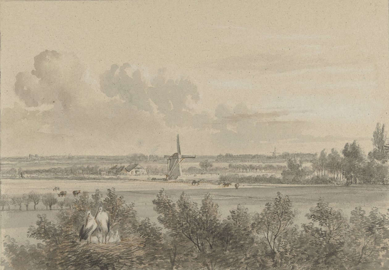 Landskap nära Maarssen av Jacobus Theodorus Abels