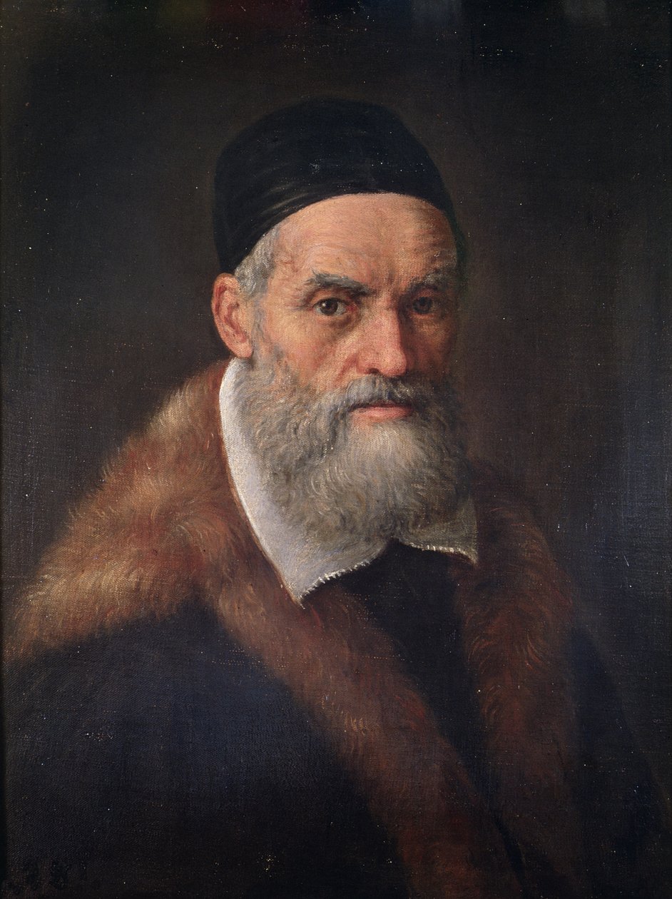 Självporträtt, ca 1562-92 av Jacopo Bassano