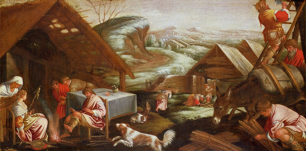 Vinterscen av Jacopo Bassano