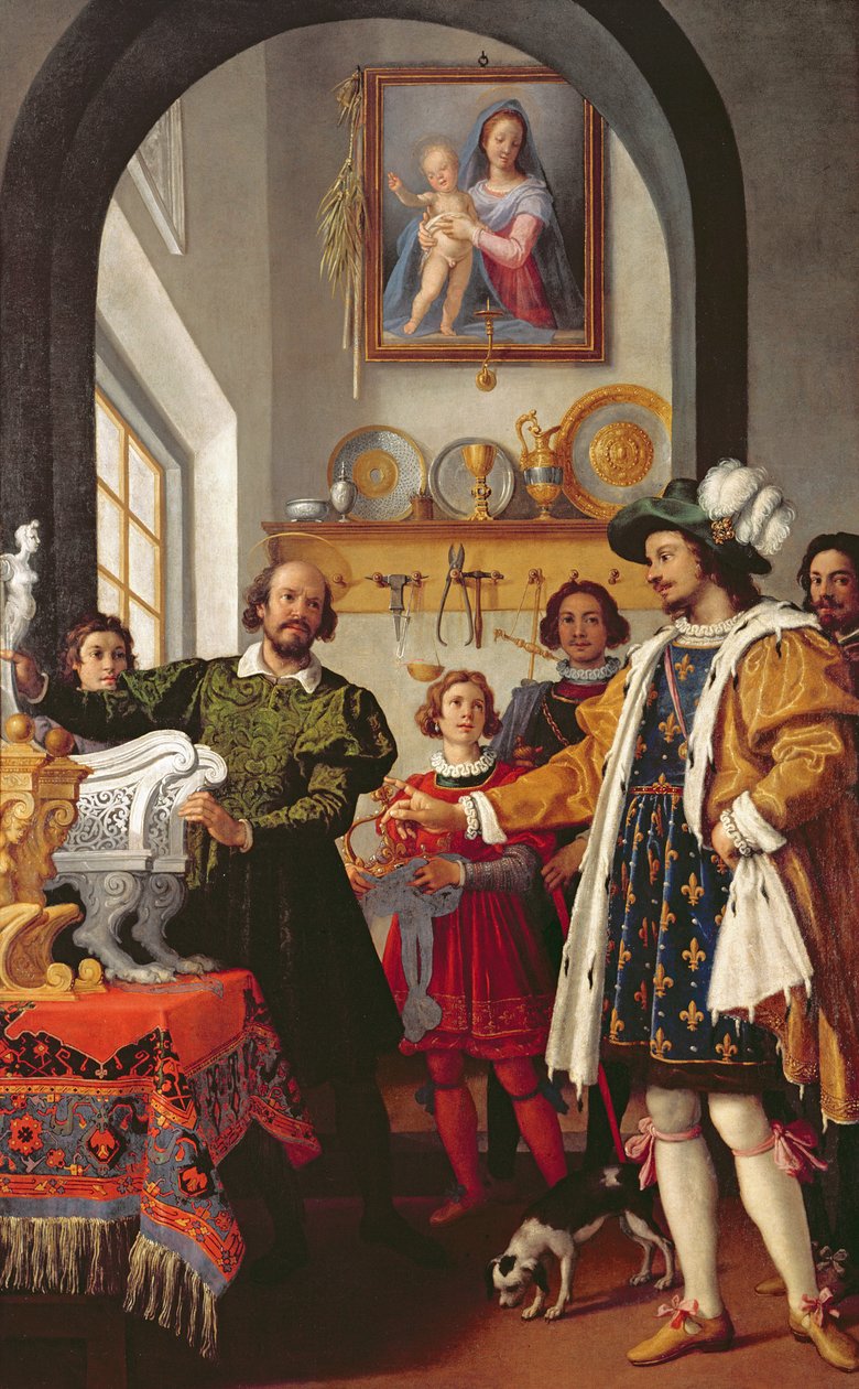 Sankt Eligios heder, 1614 av Jacopo Chimenti Empoli