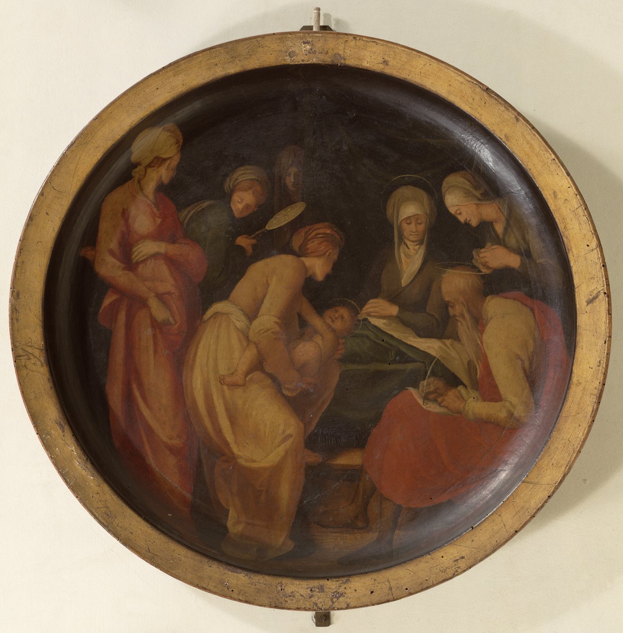 Johannes Döparens födelse, ca 1526 av Jacopo Pontormo