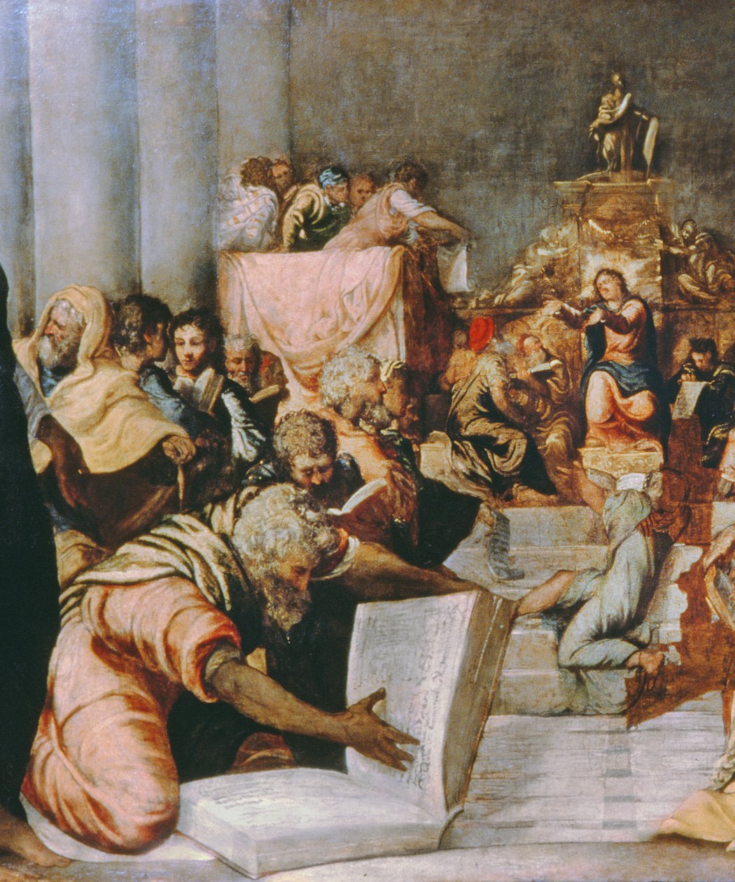 Kristus bland läkarna, tidigt 1540-tal av Jacopo Robusti Tintoretto