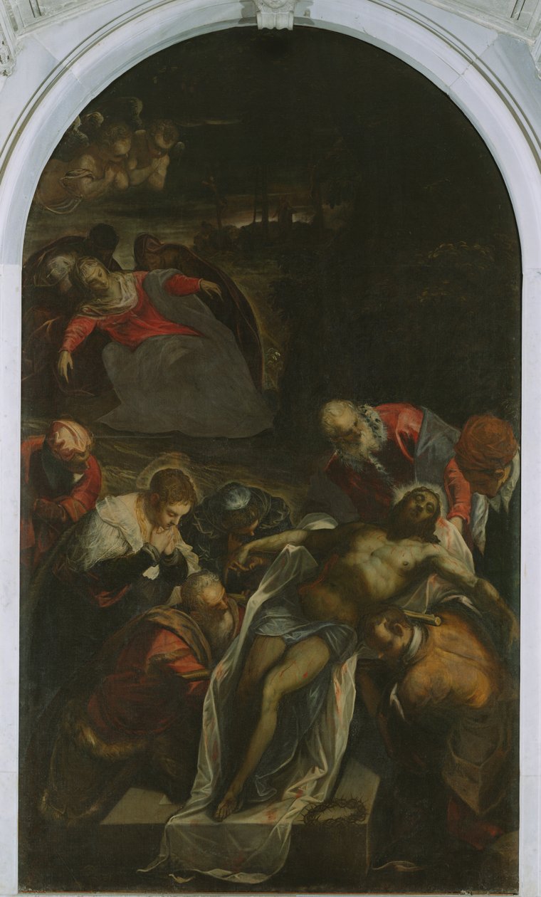 Deposition av Jacopo Robusti Tintoretto