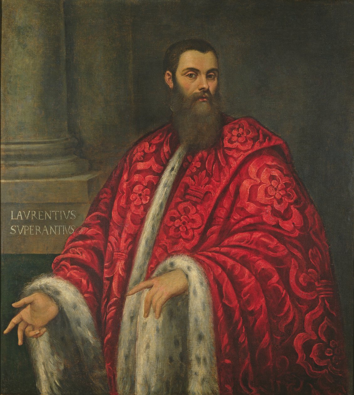 Gentleman Facing to the Right, c.1553 av Jacopo Robusti Tintoretto