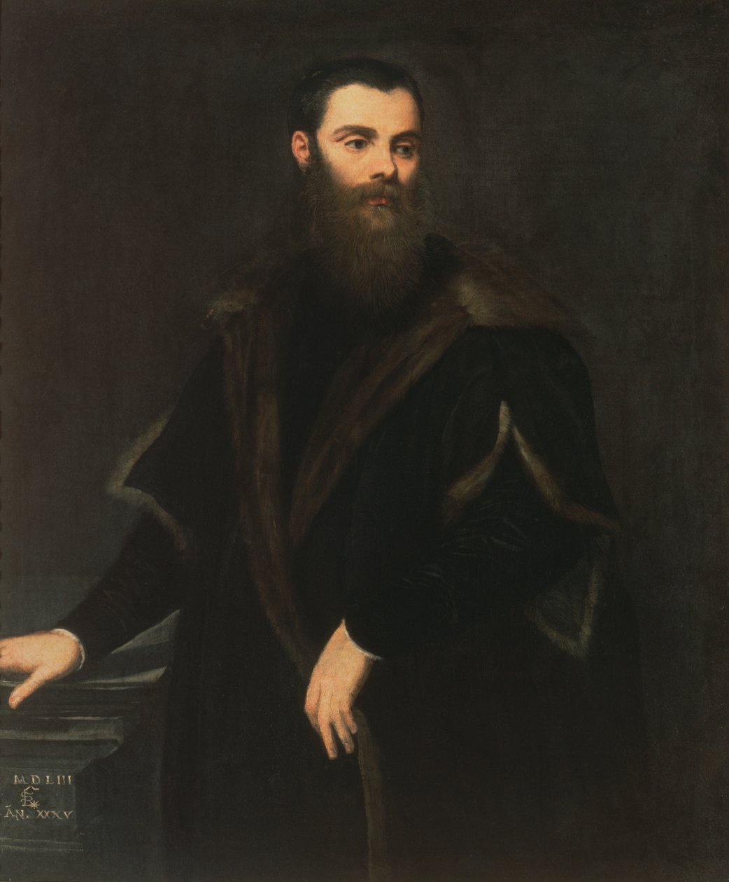 Lorenzo Soranzo (1519-75), 35 år gammal, 1553 av Jacopo Robusti Tintoretto