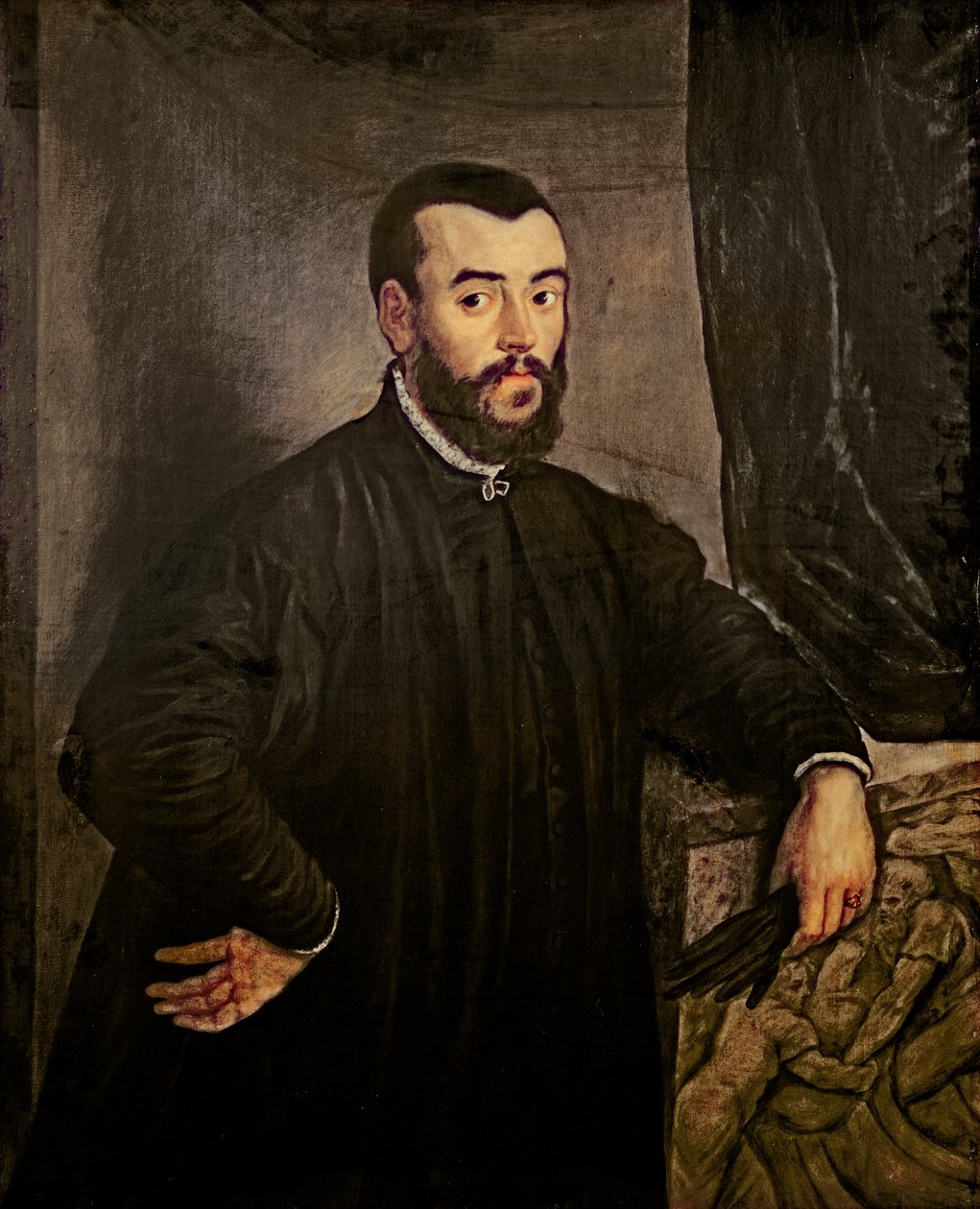 Porträtt av Andreas Vesalius (1514-64) av Jacopo Robusti Tintoretto