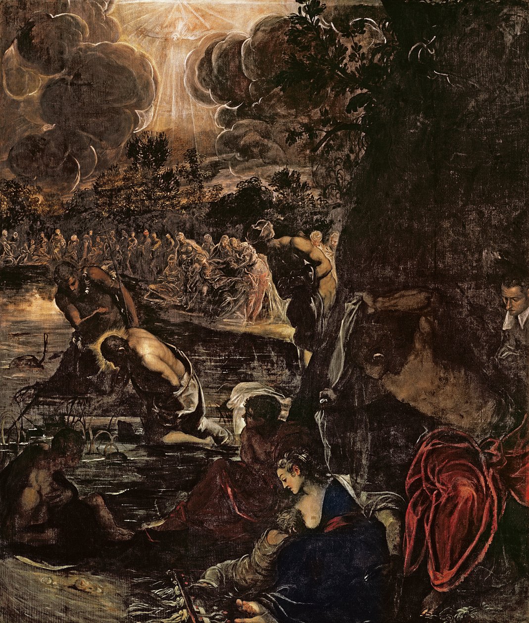 Kristi dop av Jacopo Robusti Tintoretto