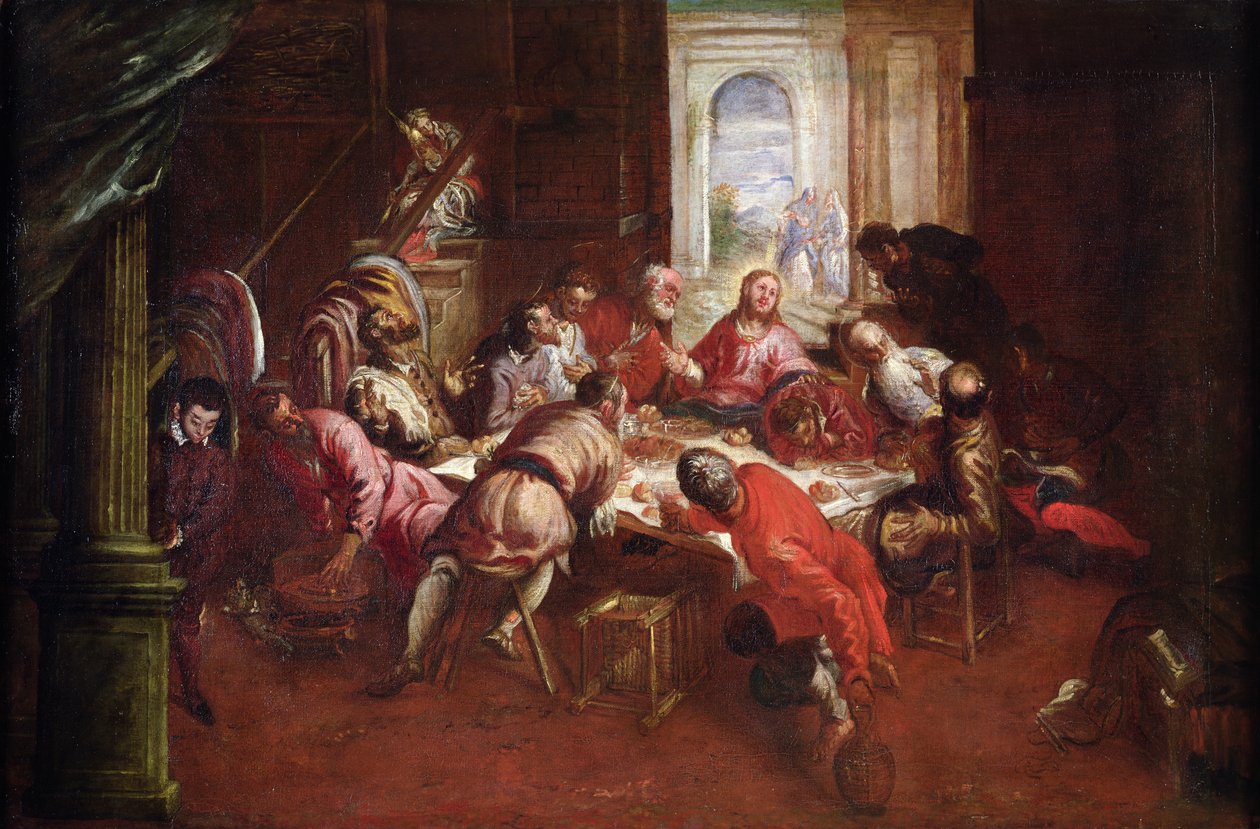 Sista måltiden av Jacopo Robusti Tintoretto