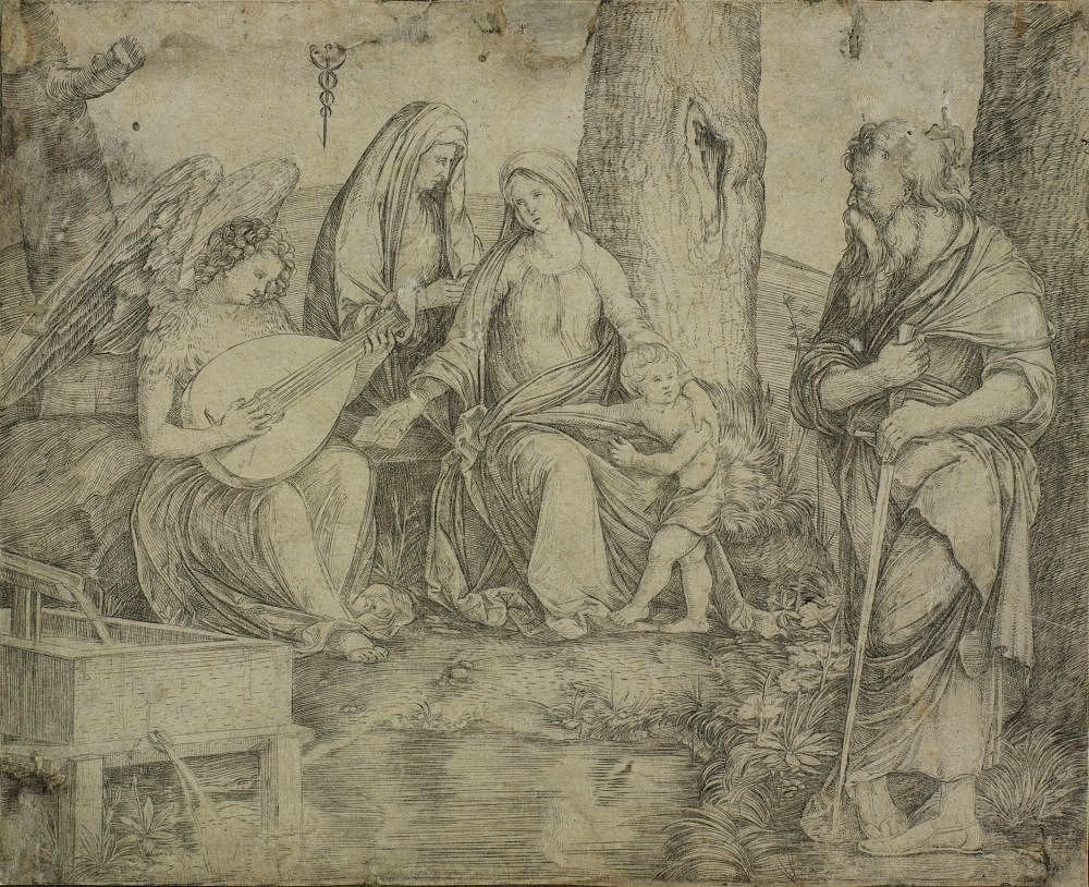 Holy Family av Jacopo de Barbari