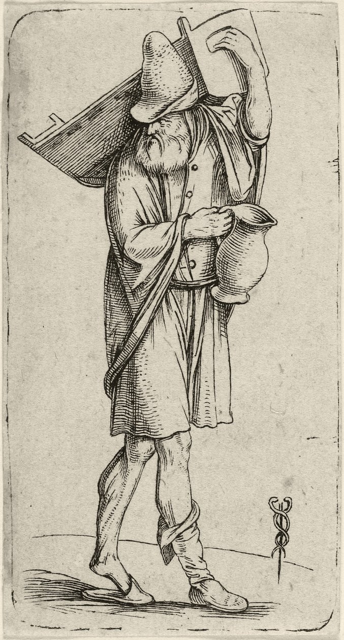 Man med vagga, ca 1501-1503 av Jacopo de Barbari