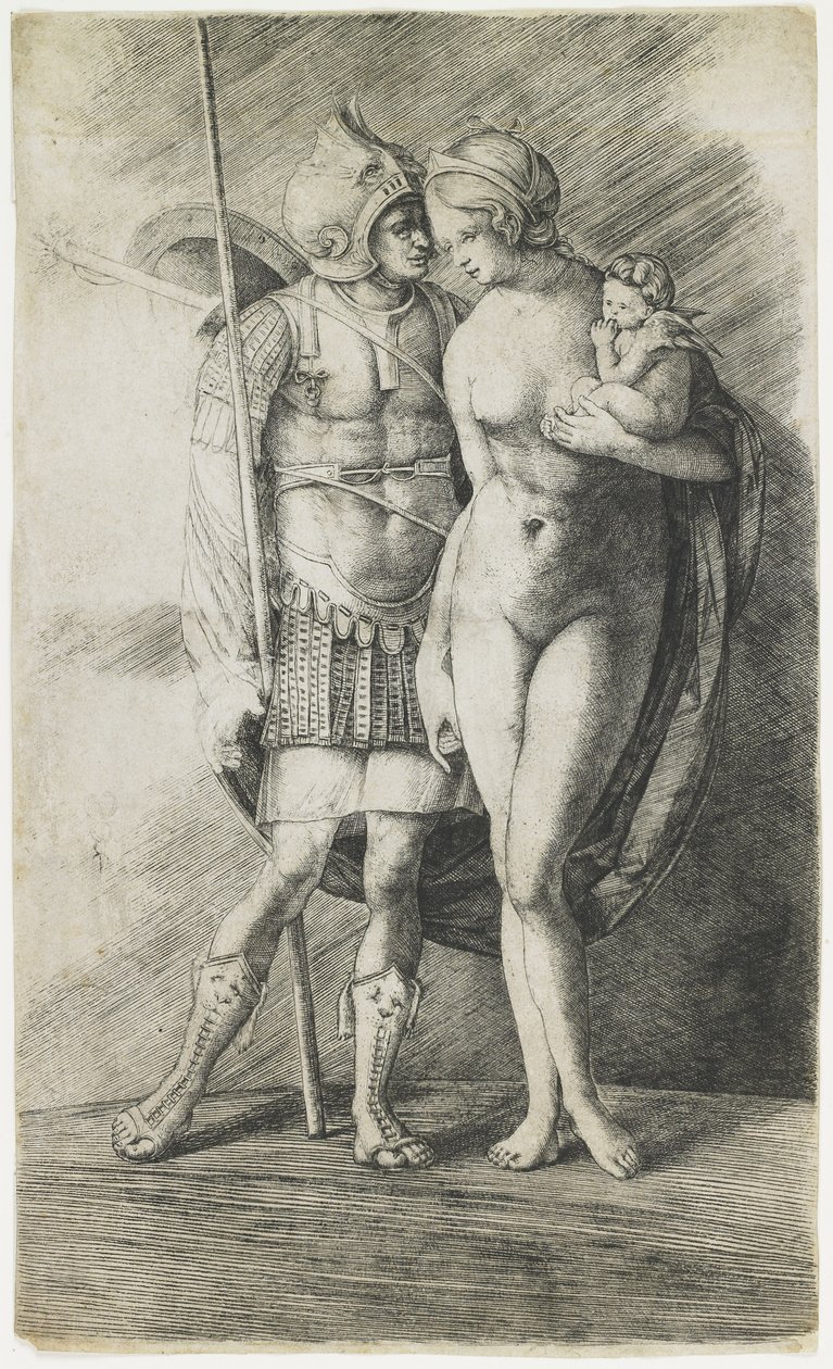 Mars och Venus, ca. 1510-1512 av Jacopo de Barbari