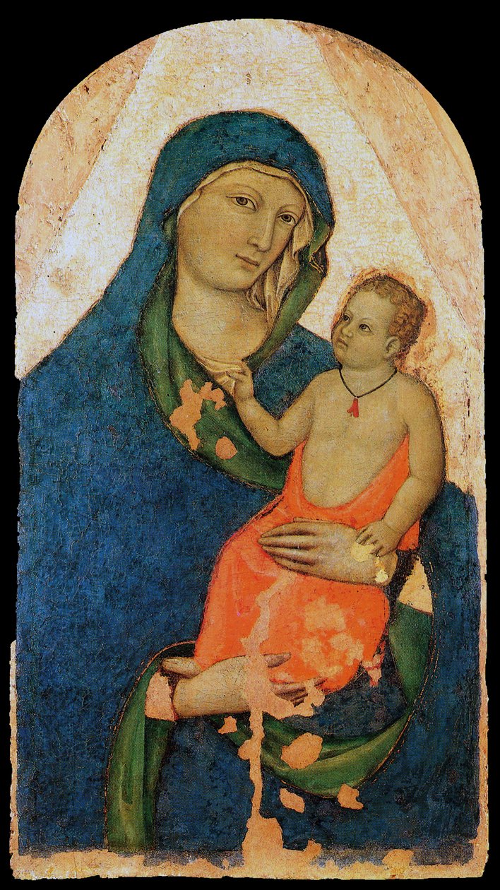 Madonna and Child av Jacopo del Casentino