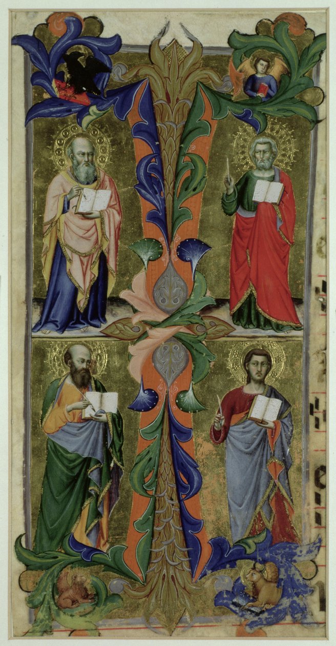Fyra evangelister, 1300-talet av Jacopo di Cione