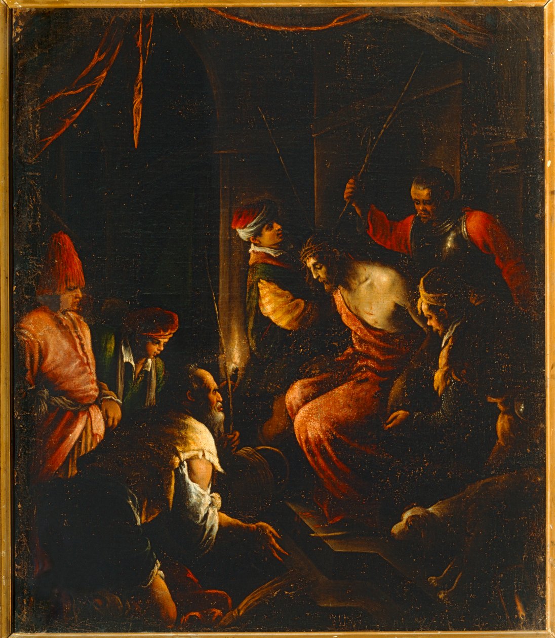 Krona med törnen (målning) av Jacopo (1510-92) Bassano