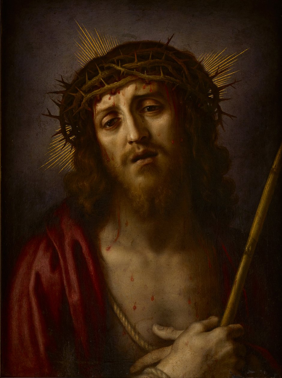 Ecce Homo (olja på duk) av Jacopo (attr.to) Ligozzi
