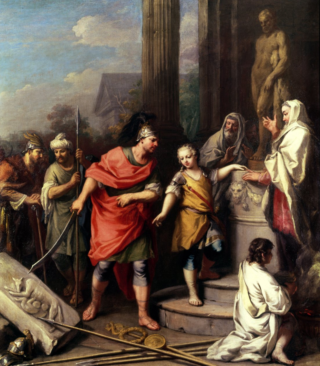 Hannibal svär evig fiendskap mot Rom av Jacopo Amigoni