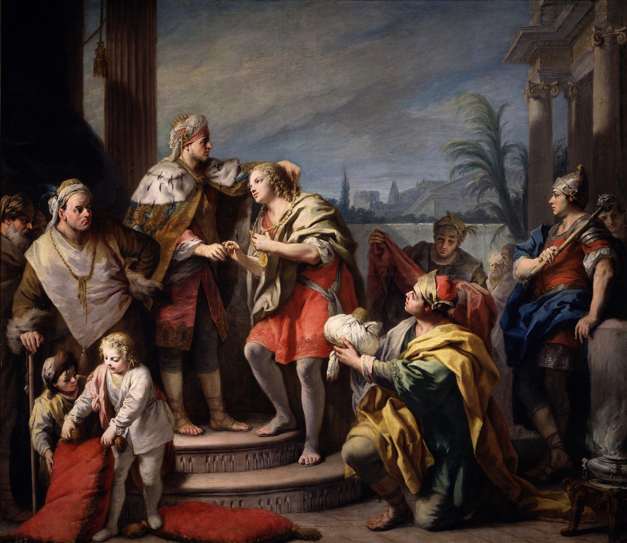 Josef före farao, ca 1749 av Jacopo Amigoni