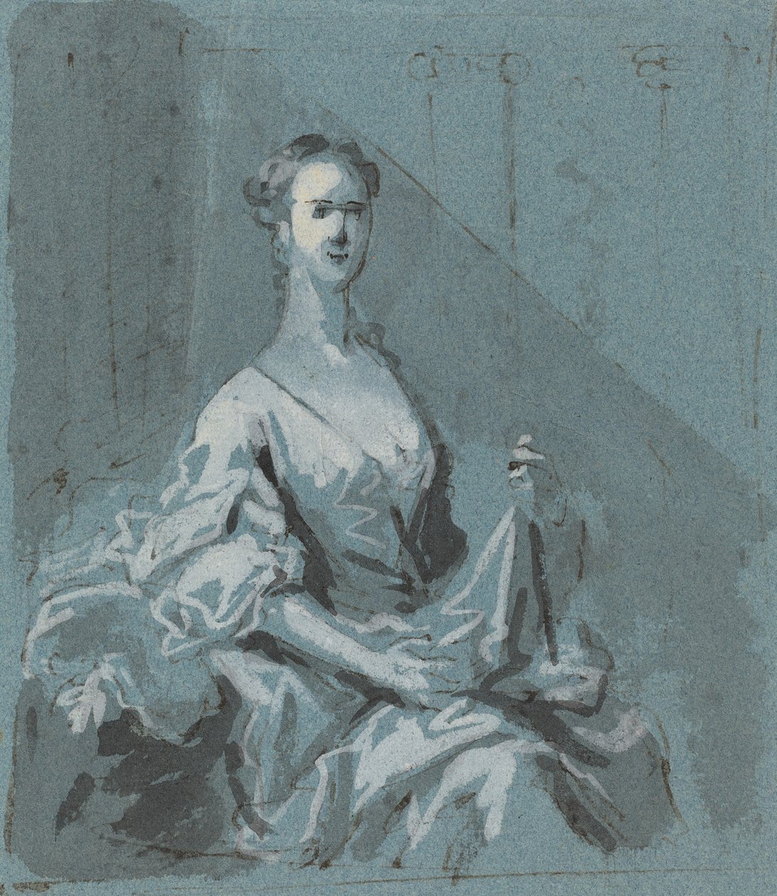 Porträtt av en dam av Jacopo Amigoni