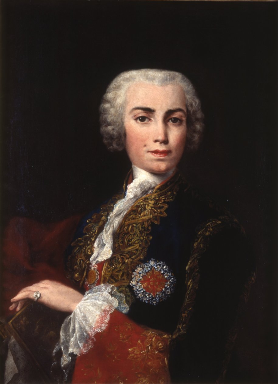 Porträtt av sångaren Farinelli Carlo Broschi 1705-1782 av Jacopo Amigoni