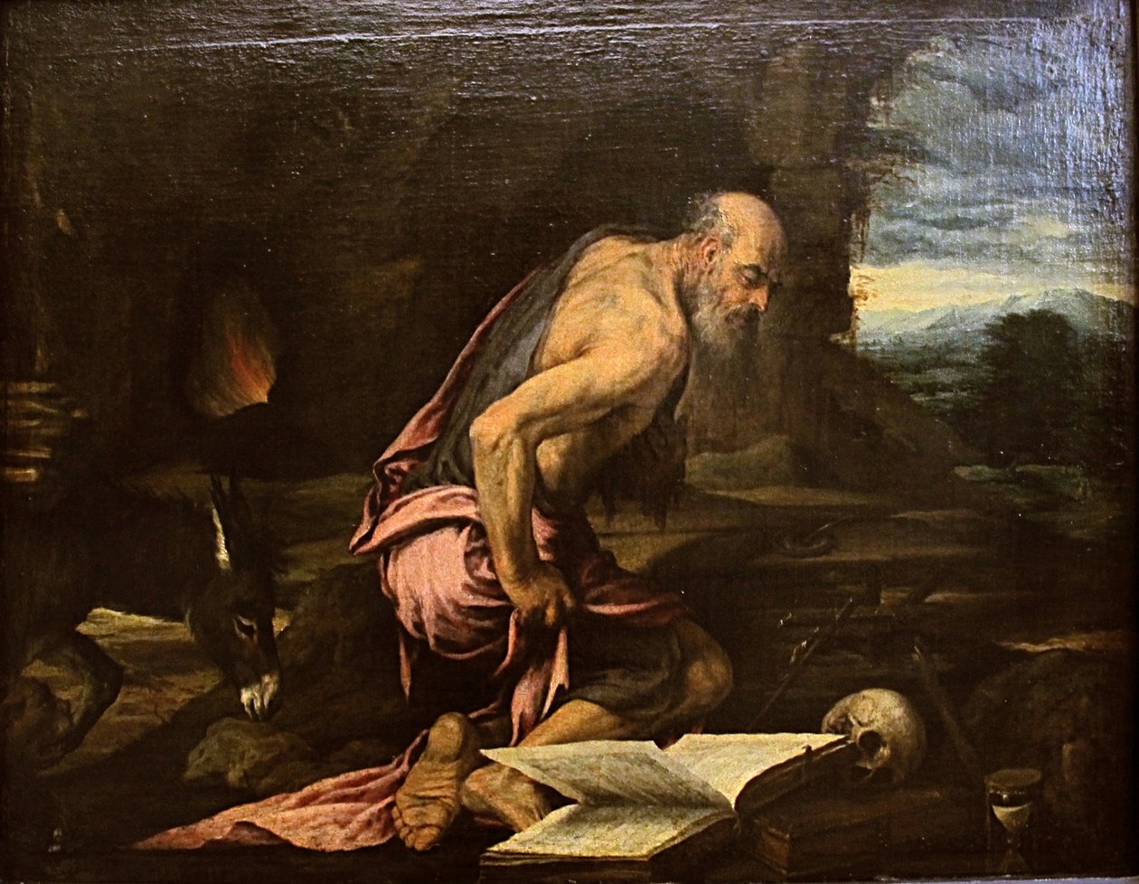 Den botfärdige Sankt Hieronymus av Jacopo Bassano