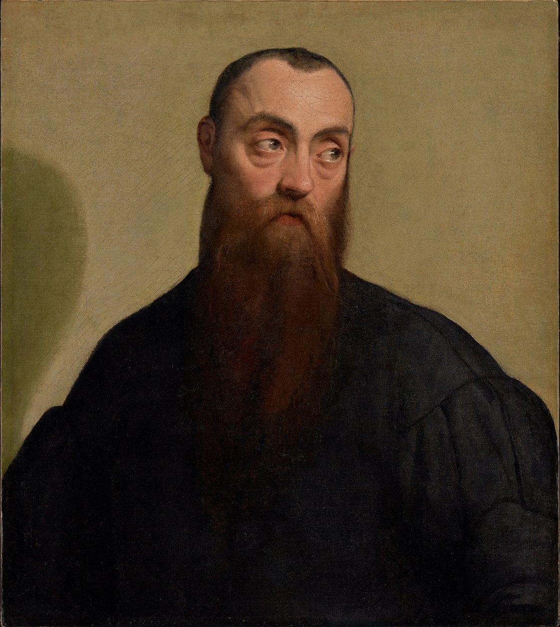 Porträtt av en skäggig man av Jacopo Bassano