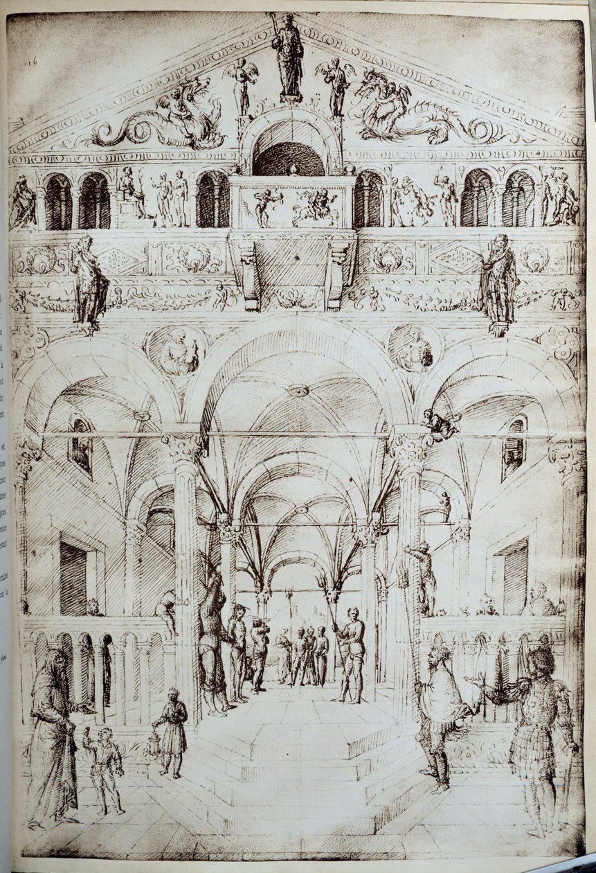 La flagellation du Christ Ritning i penna och tusch av Jacopo Bellini (1400-1470) 1400-talet sön. 0,42x0,28 m Paris, Louvren av Jacopo Bellini
