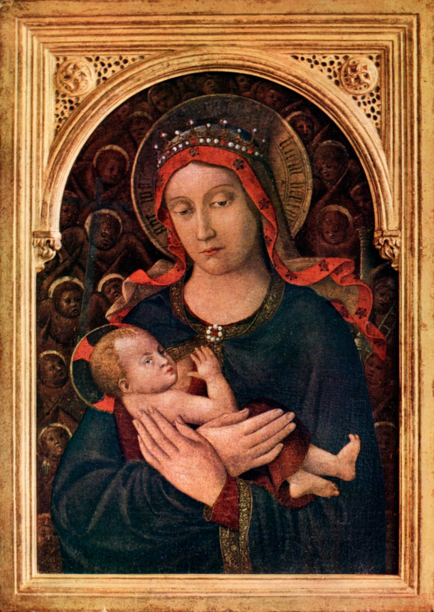 Madonna och barn, 1400-talet, 1926 av Jacopo Bellini