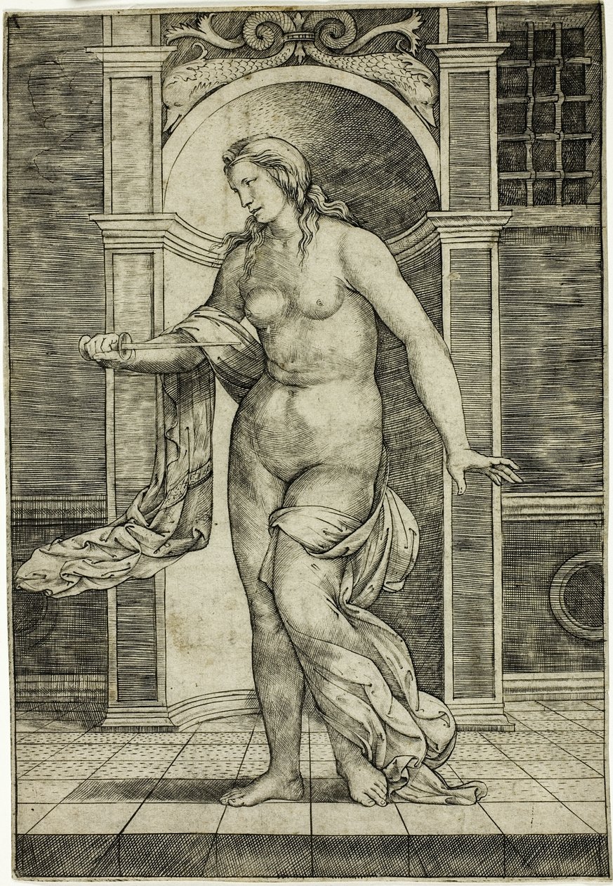Lucretia av Jacopo Francia