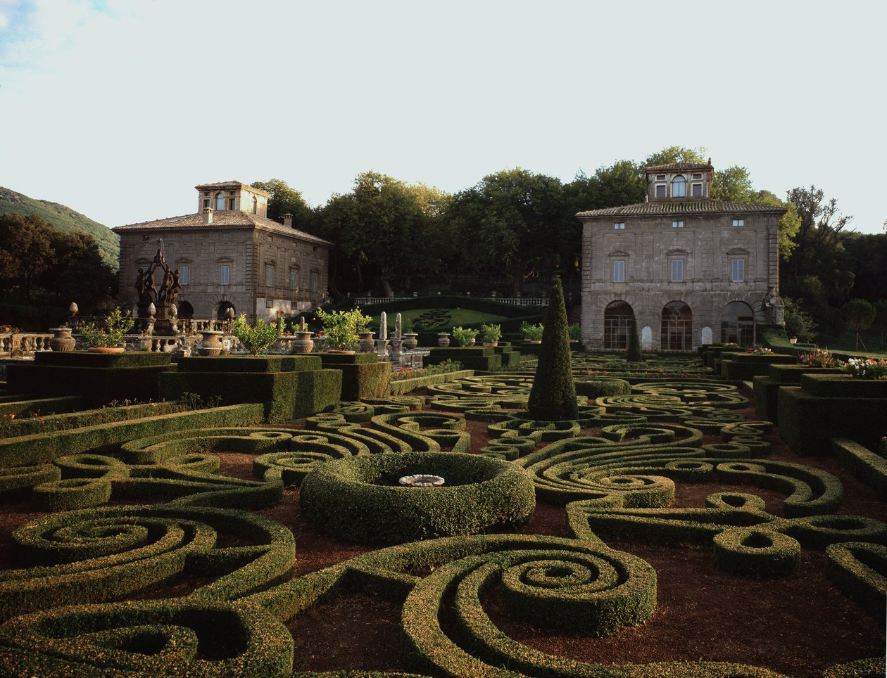Utsikt över Villa Lante av Jacopo Vignola
