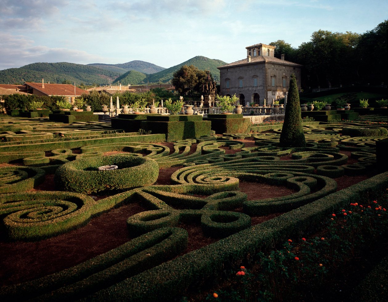 Utsikt över villa Lante av Jacopo Vignola
