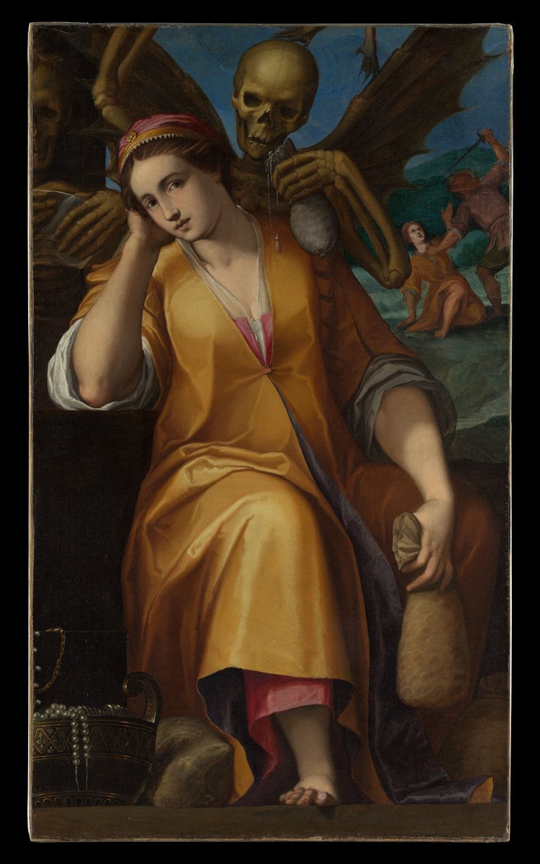 Allegory of Avarice, ca 1590 (olja på duk) av Jacopo Ligozzi