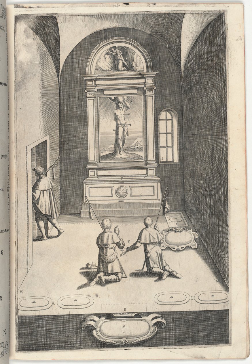 S:t Sebastians kapell [skylt N] av Jacopo Ligozzi